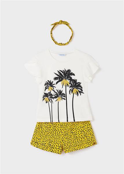 COMPL. SHORT 3 PEZZI TURBANTE
