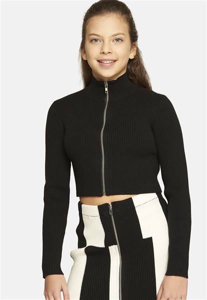 MAGLIA FULL ZIP RAGAZZA