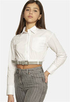 CAMICIA RAGAZZA C/CINTURA