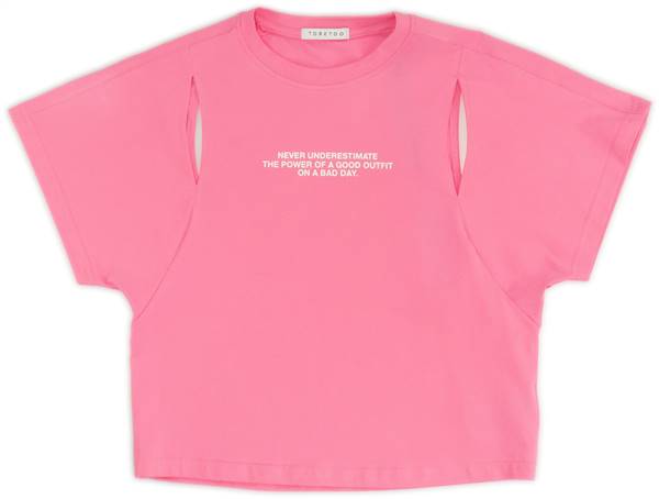 T-SHIRT GOOD OUTFIT CON CUT OUT