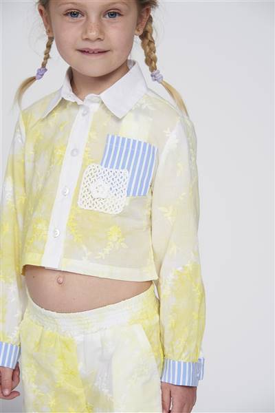 CAMICIA CROP FANTASIA