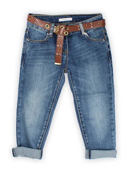 JEANS CON CINTURA BAMBINA Y-CLÙ