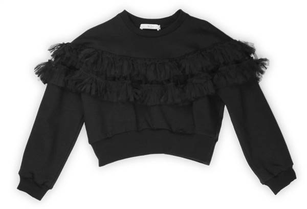 FELPA CON TULLE BAMBINA Y-CLÙ