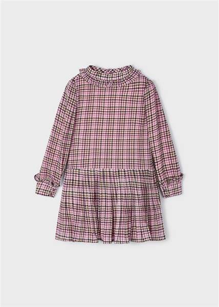 ABITO CHIFFON QUADRI